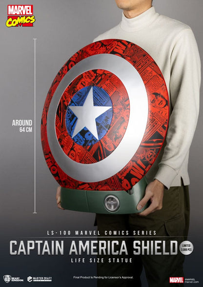 Marvel Comics: Captain America Shield: Life Size Statue - Beast Kingdom Toys Statue
