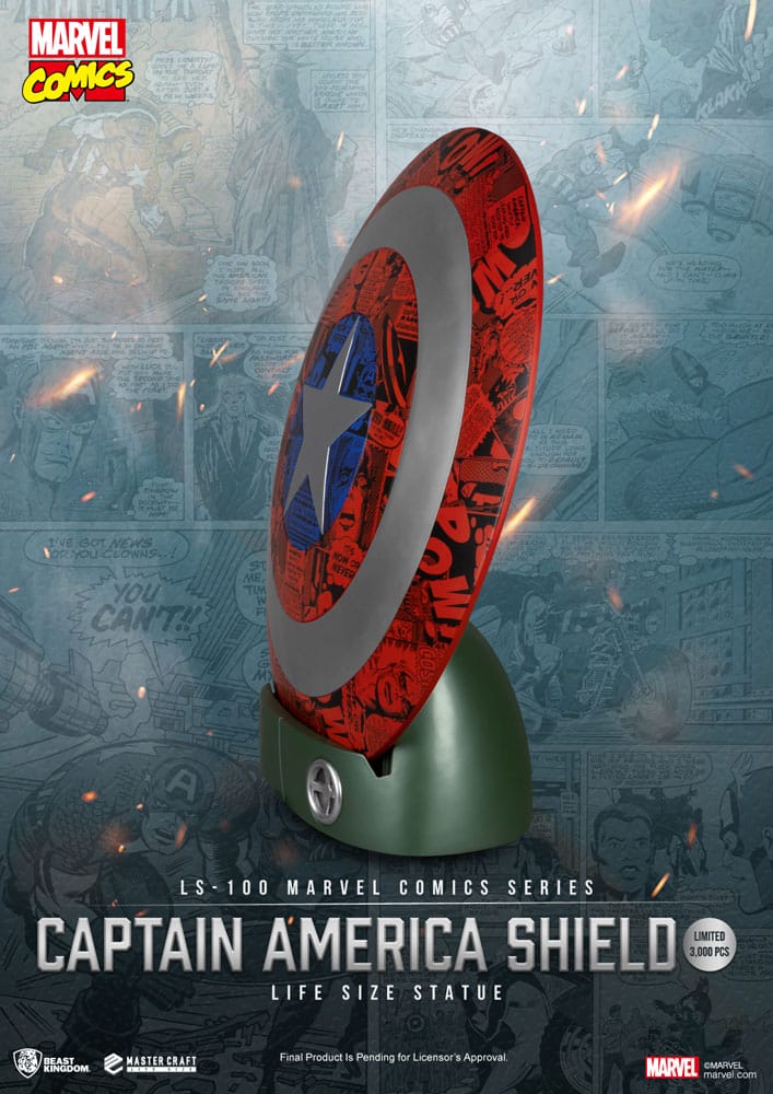 Marvel Comics PVC Captain America Shield Life Size Statue 64 cm - Beast Kingdom Toys Statues