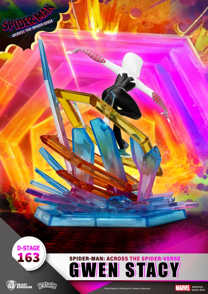 Marvel D-Stage PVC Diorama Spider-Man: Across the Spider-Verse Gwen Stacy 15 cm - Beast Kingdom Toys Dioramas