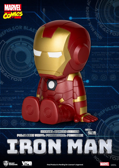 Marvel: Iron Man Palm-Sized Vinyl Piggy Bank - Beast Kingdom Toys Piggy Bank