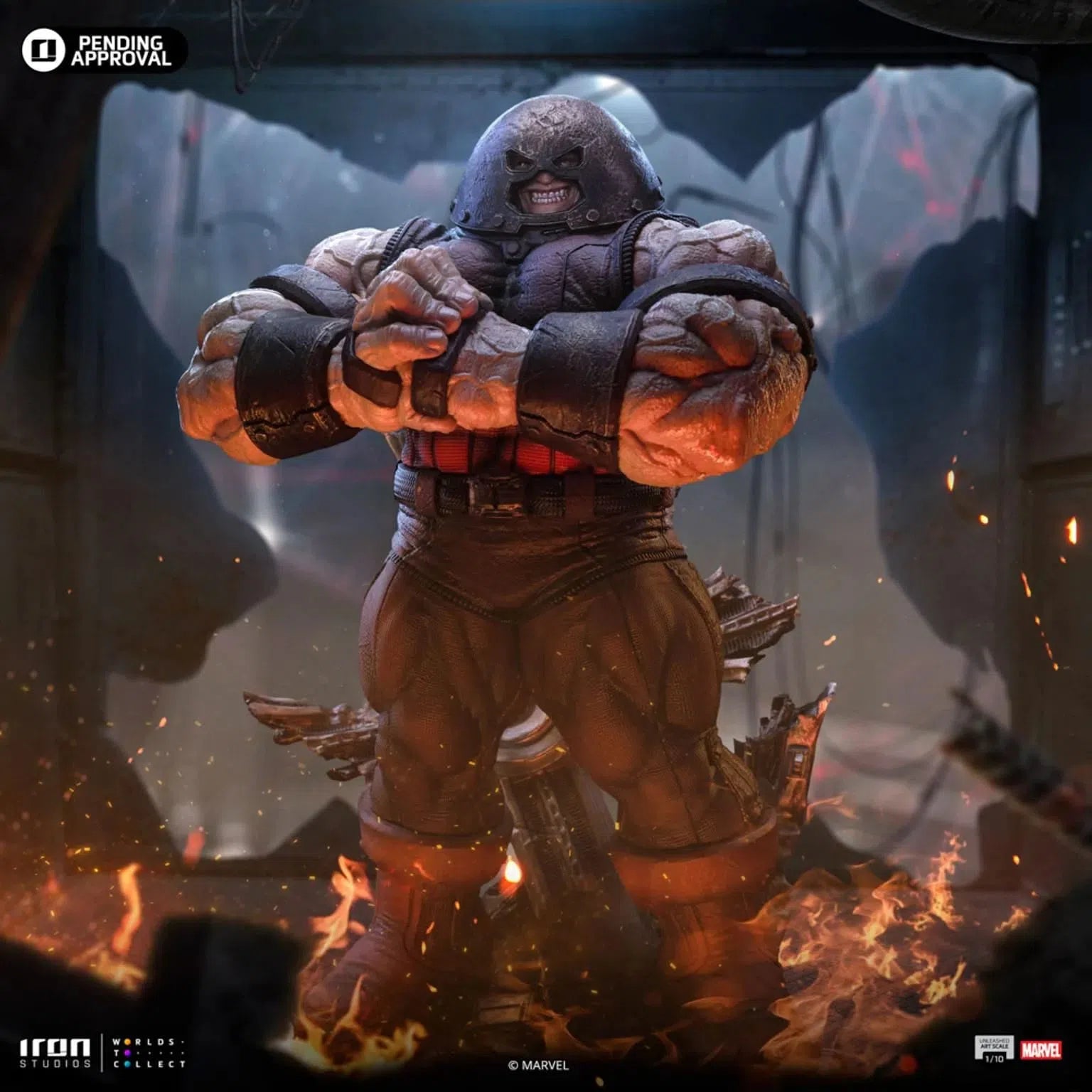 Marvel: Juggernaut Unleashed: 1/10 Art Scale: Limited Edition Iron Studios