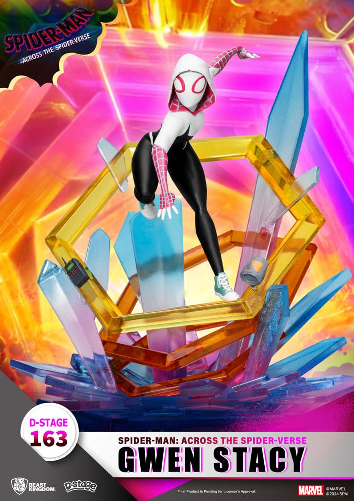Marvel: Spider-Man: Across the Spider-Verse: Gwen Stacy: D-Stage Diorama - Beast Kingdom Toys Statue