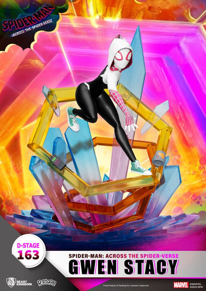 Marvel: Spider-Man: Across the Spider-Verse: Gwen Stacy: D-Stage Diorama - Beast Kingdom Toys Statue