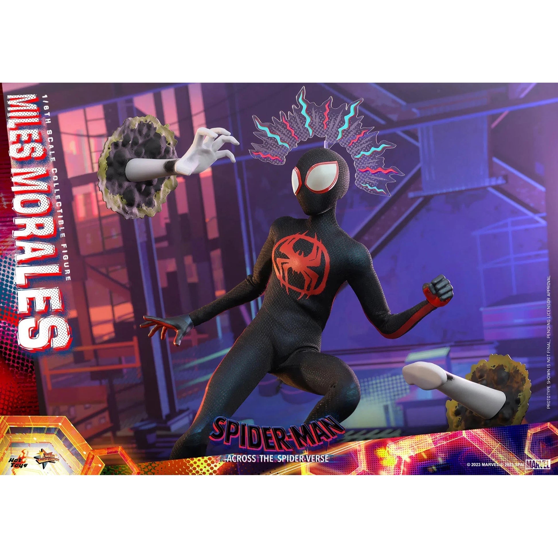 Miles Morales: Spider-Man: Across The Spider-Verse: Marvel Hot Toys