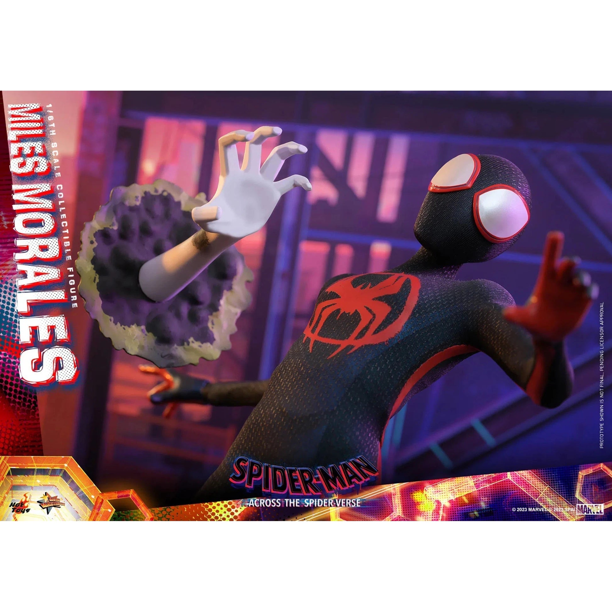 Miles Morales: Spider-Man: Across The Spider-Verse: Marvel Hot Toys