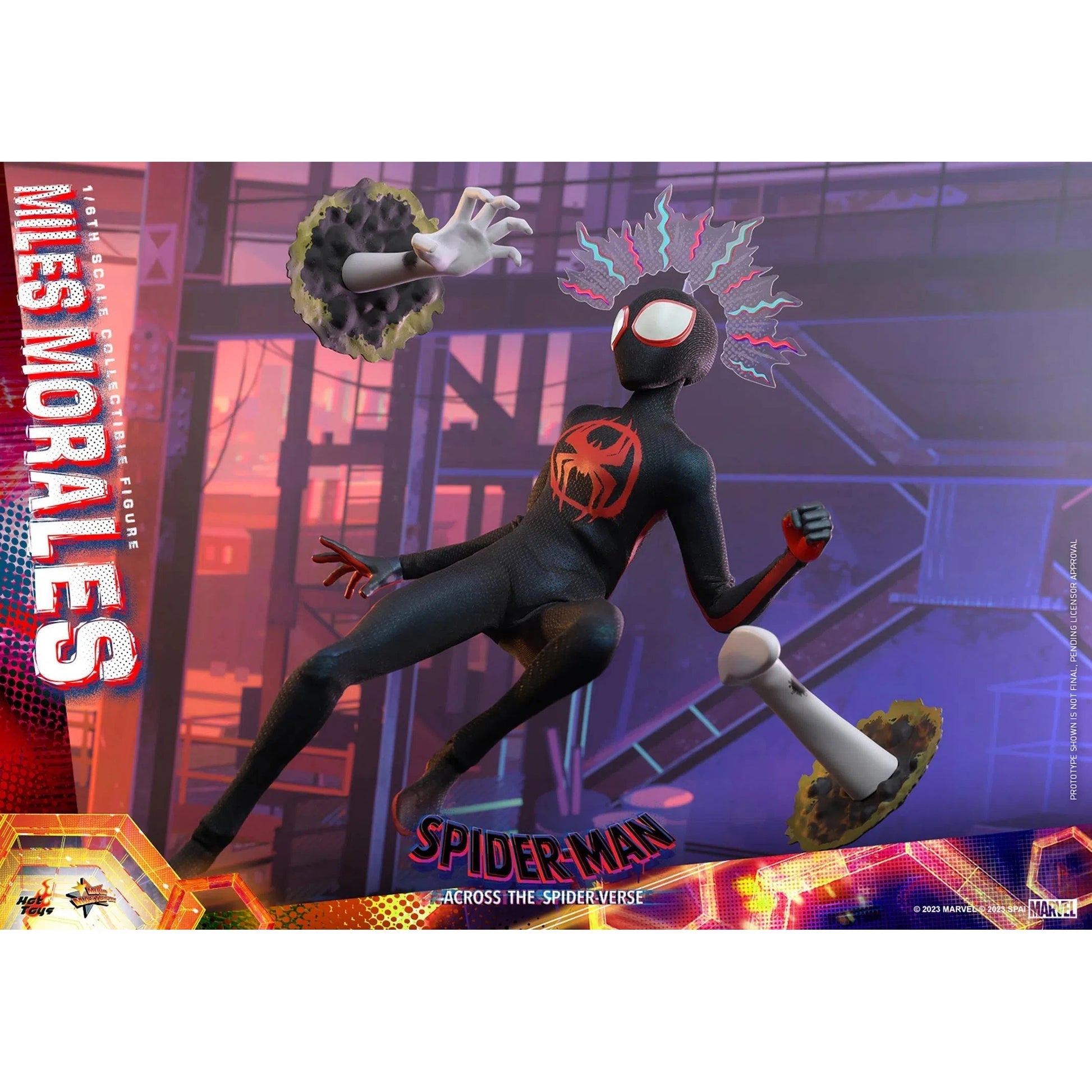 Miles Morales: Spider-Man: Across The Spider-Verse: Marvel Hot Toys