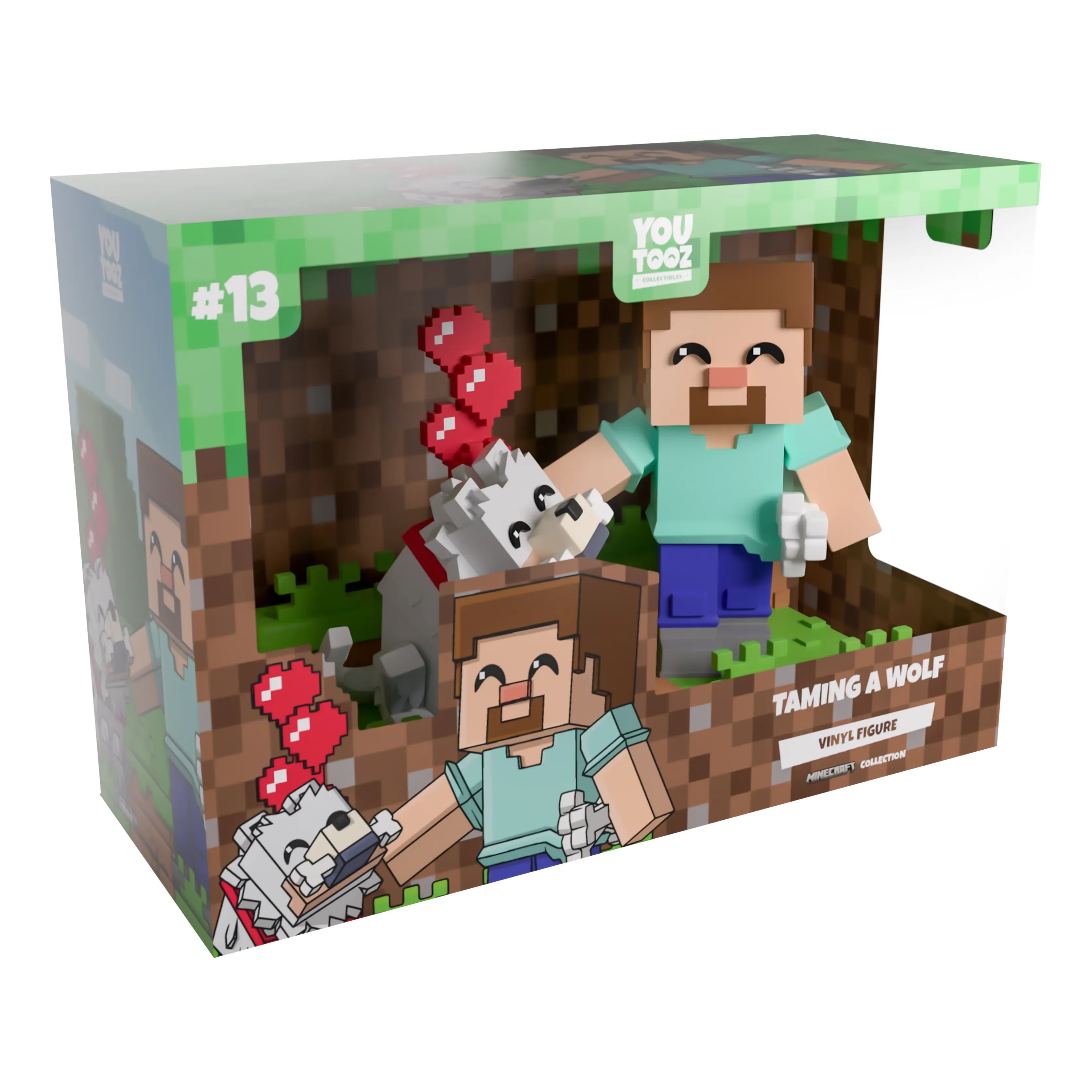 Minecraft: Taming a Wolf: Vinyl Figure: YouTooz YouTooz
