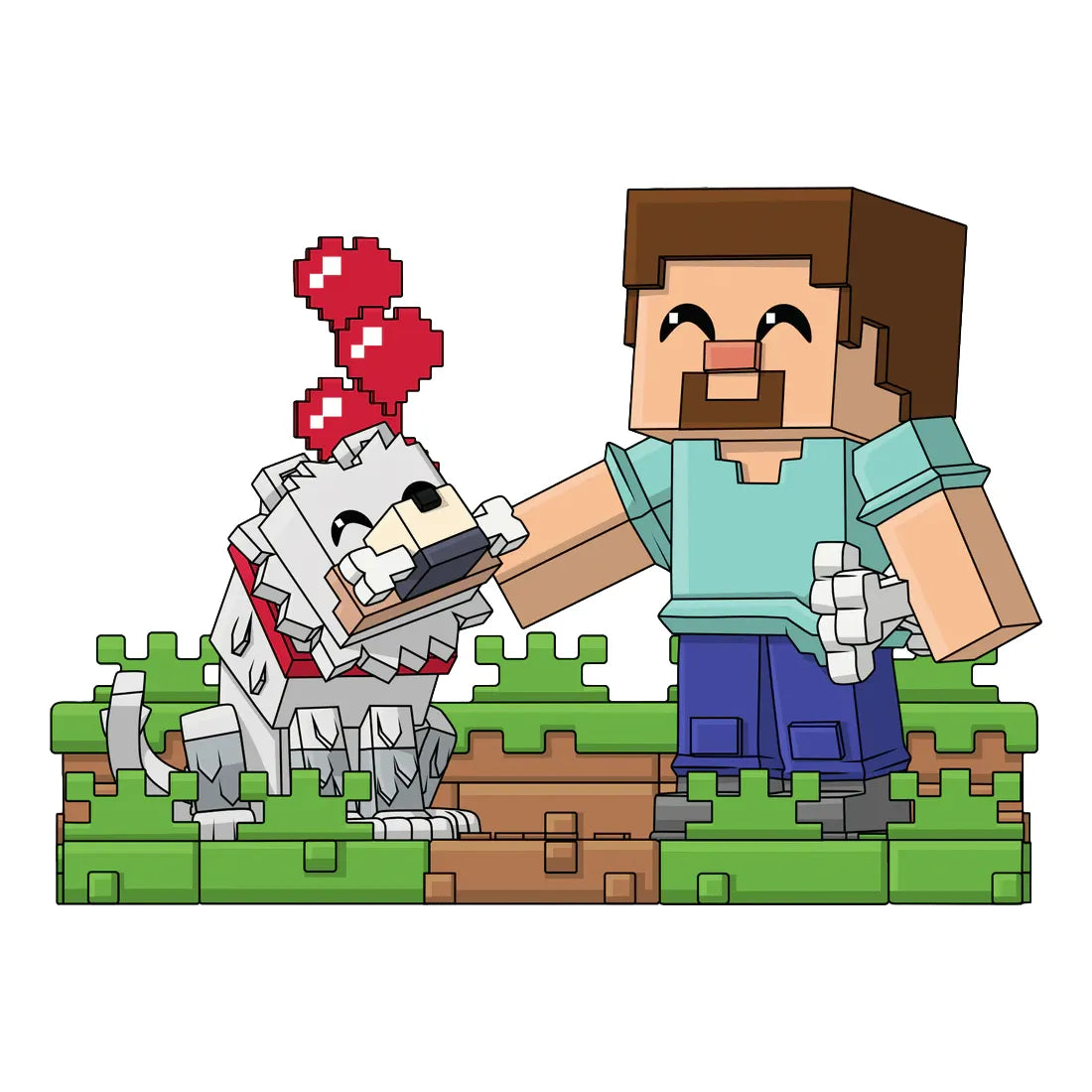 Minecraft: Taming a Wolf: Vinyl Figure: YouTooz YouTooz