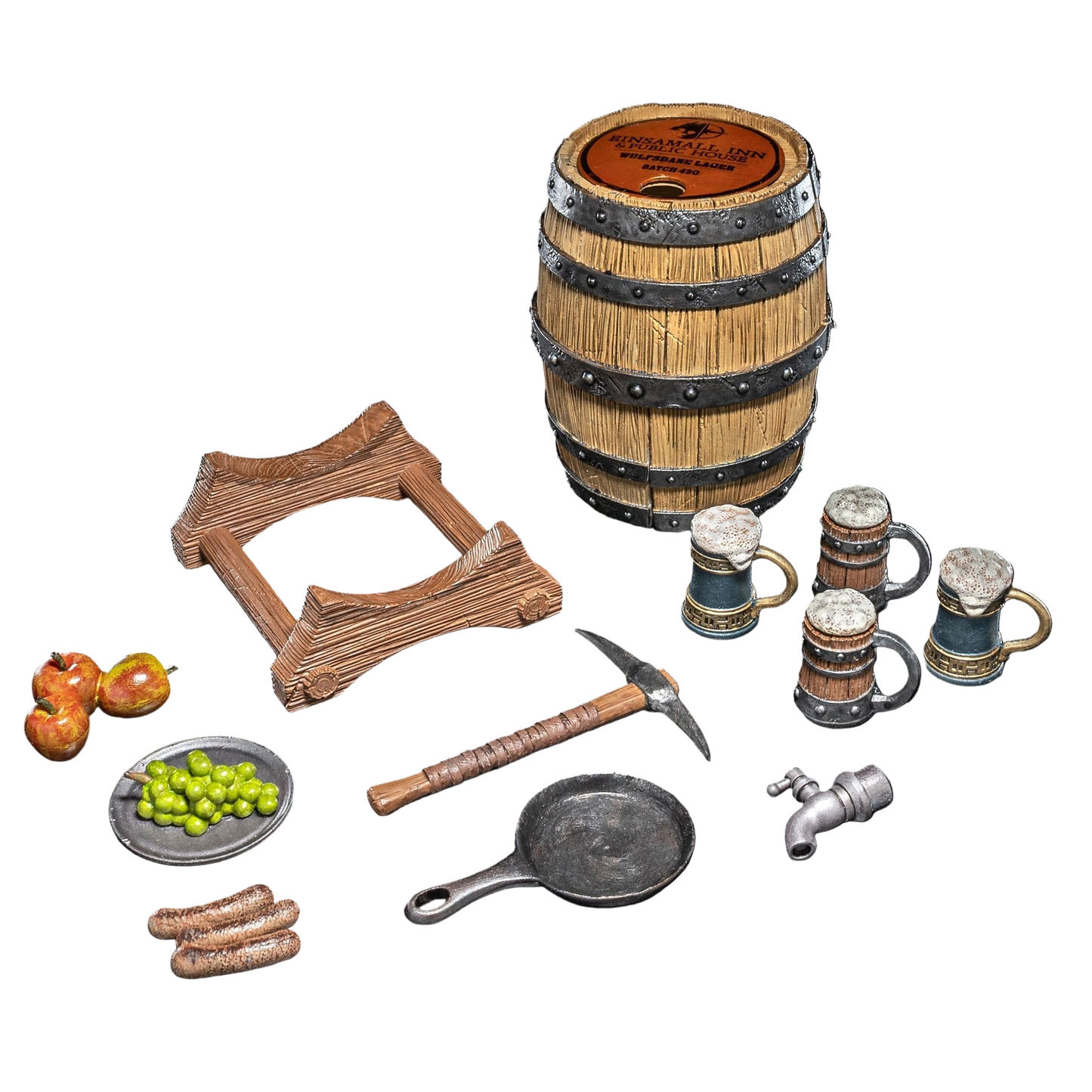 Mythic Legions: Horror of Einsamall: Halvard of Frothvar: Inn & Public House Accessory Set - Four Horsemen Action Figures