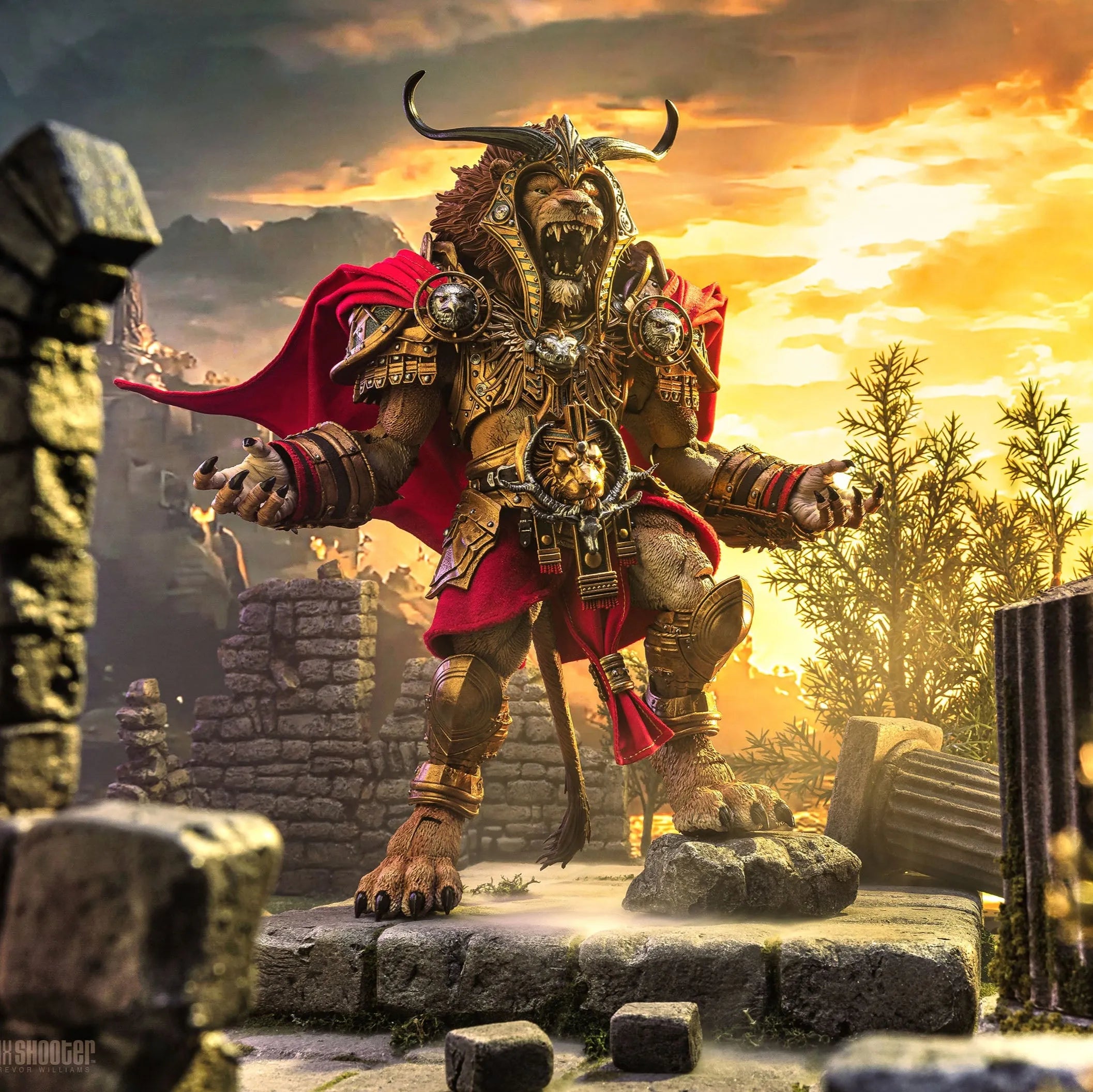 Mythic Legions: Reign of the Beasts: Leodysseus: Ogre-Scale: Action Figure Four Horsemen