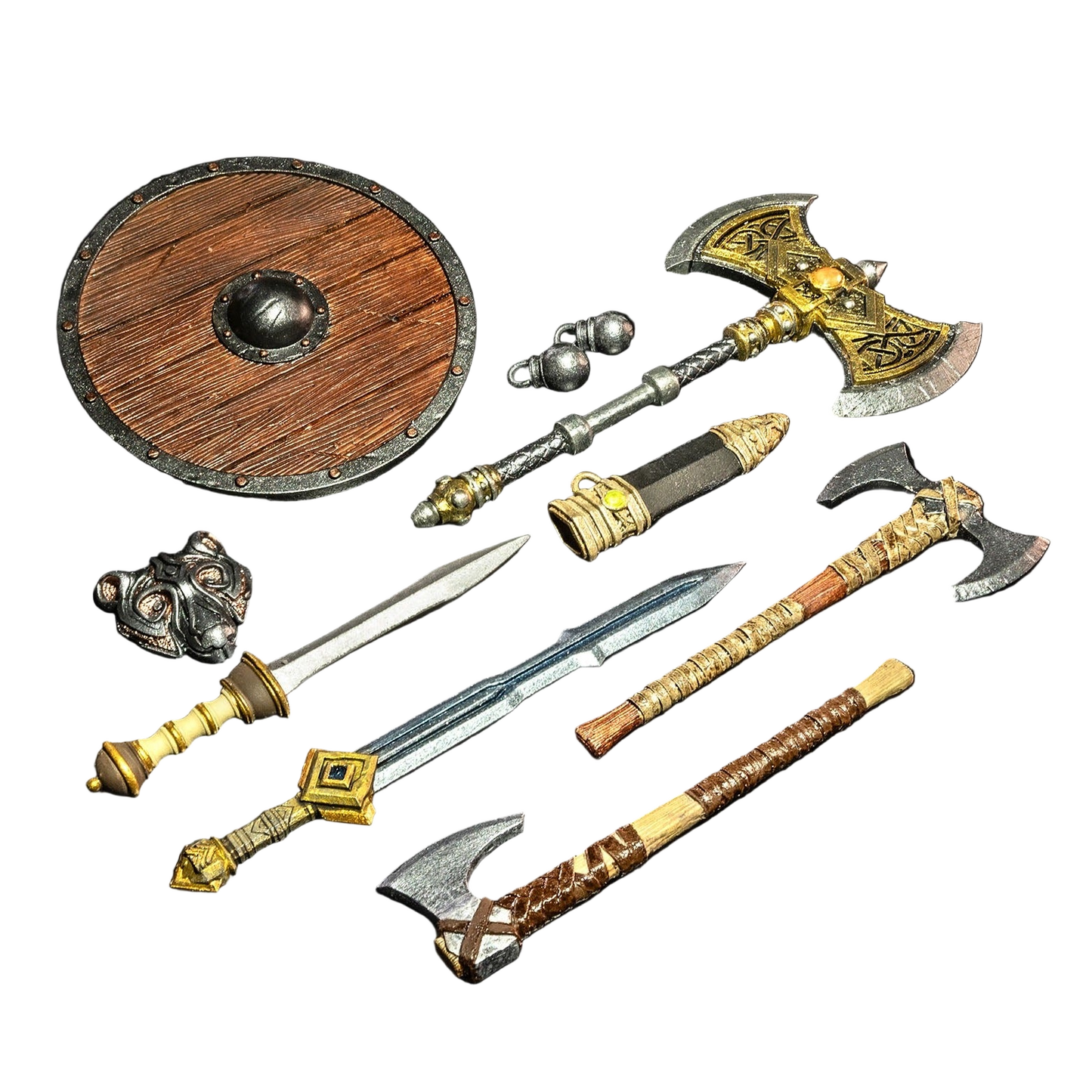 Mythic Legions: Rising Sons Action Figure Accessorys Barbarian Weapons - Four Horsemen Action Figure: Accessories