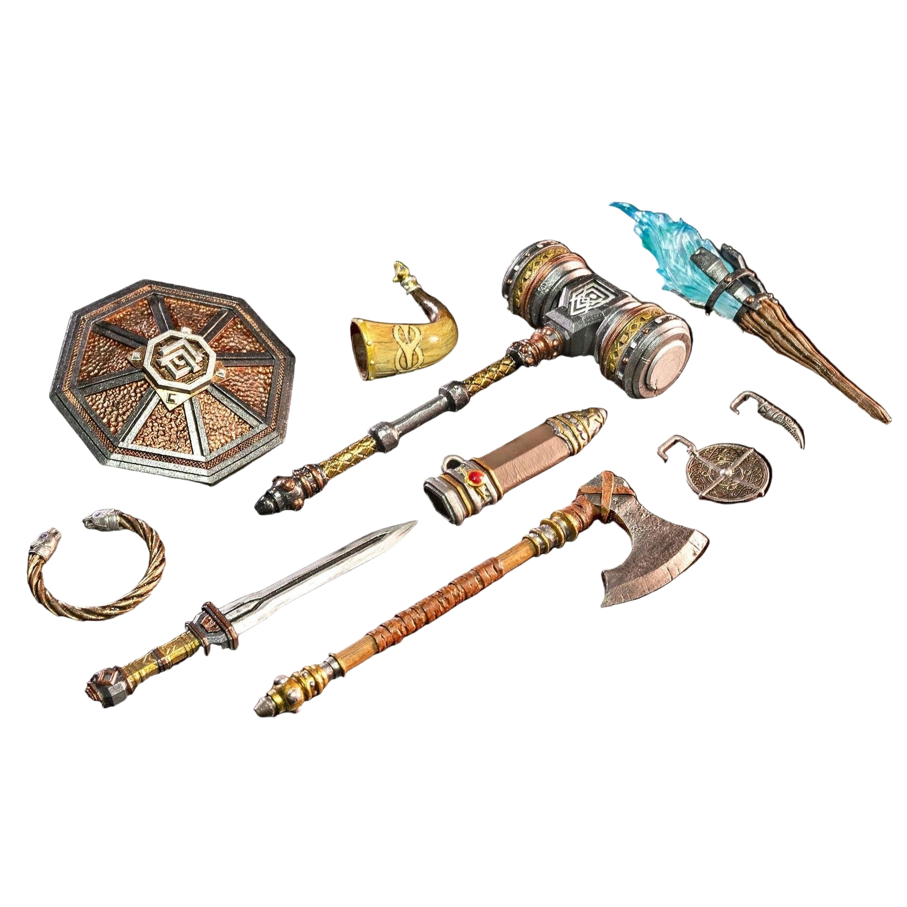 Mythic Legions: Rising Sons Action Figure Accessorys Dwarf Weapons - Four Horsemen Action Figure: Accessories