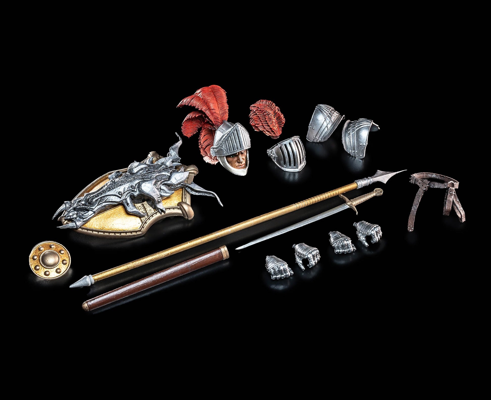 Mythic Legions: Silver Knight 2: Legion Builder: Action Figure - Four Horsemen Action Figures