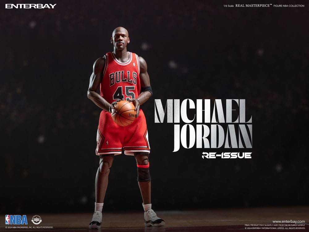 NBA Collection Real Masterpiece Actionfigur 1/6 Michael Jordan I'm Back Edition Limited 30 cm - Enterbay Action Figures