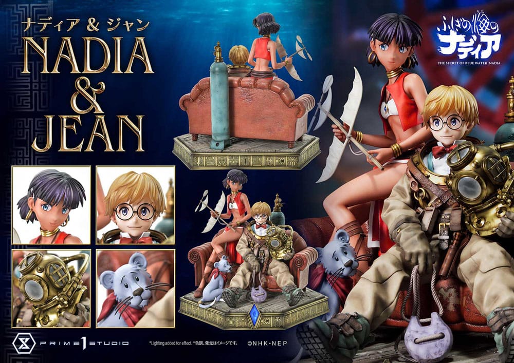 Nadia: The Secret of Blue Water Concept Masterline Series Statue 1/6 Nadia & Jean 35 cm - Prime 1 Studio Statues