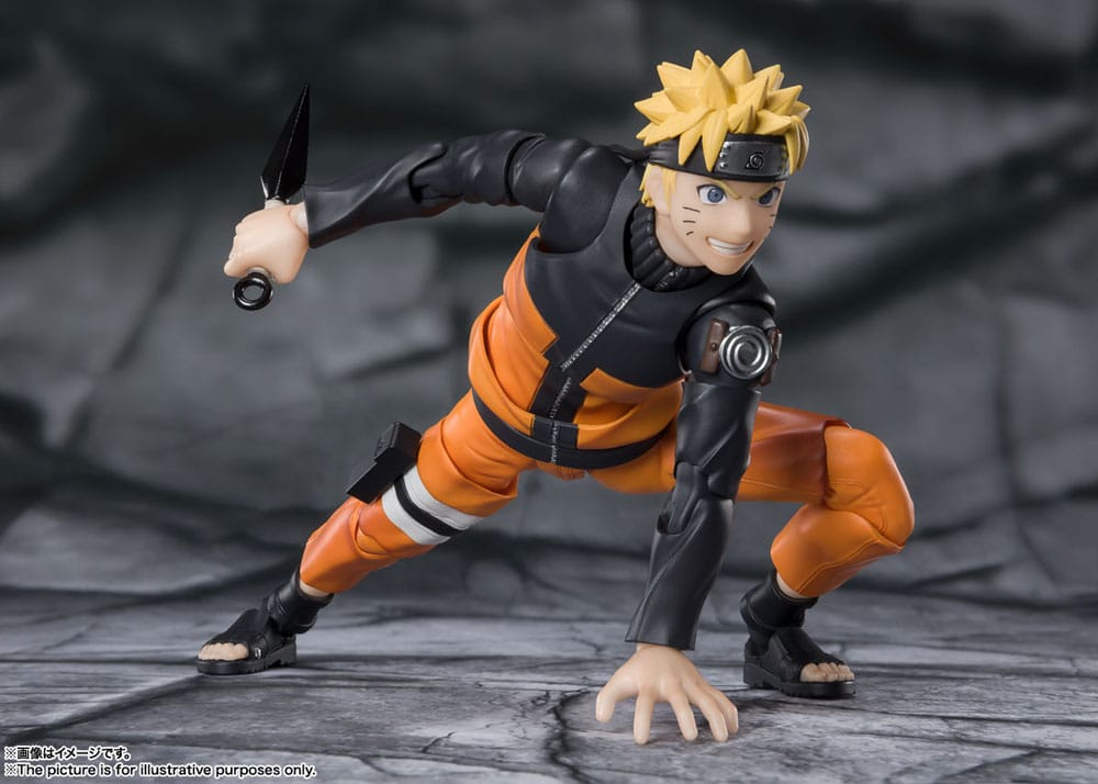 Naruto S.H.Figuarts Action Figure Naruto Uzomaki The Jinchuriki entrusted with Hope 15 cm - Bandai Tamashii Nations Action figures