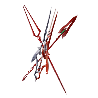 Neon Genesis Evangelion Metal Build Accessory Set 3 Spears Set for Eva 30th with the Spear Another Color - Bandai Tamashii Nations Action Figures