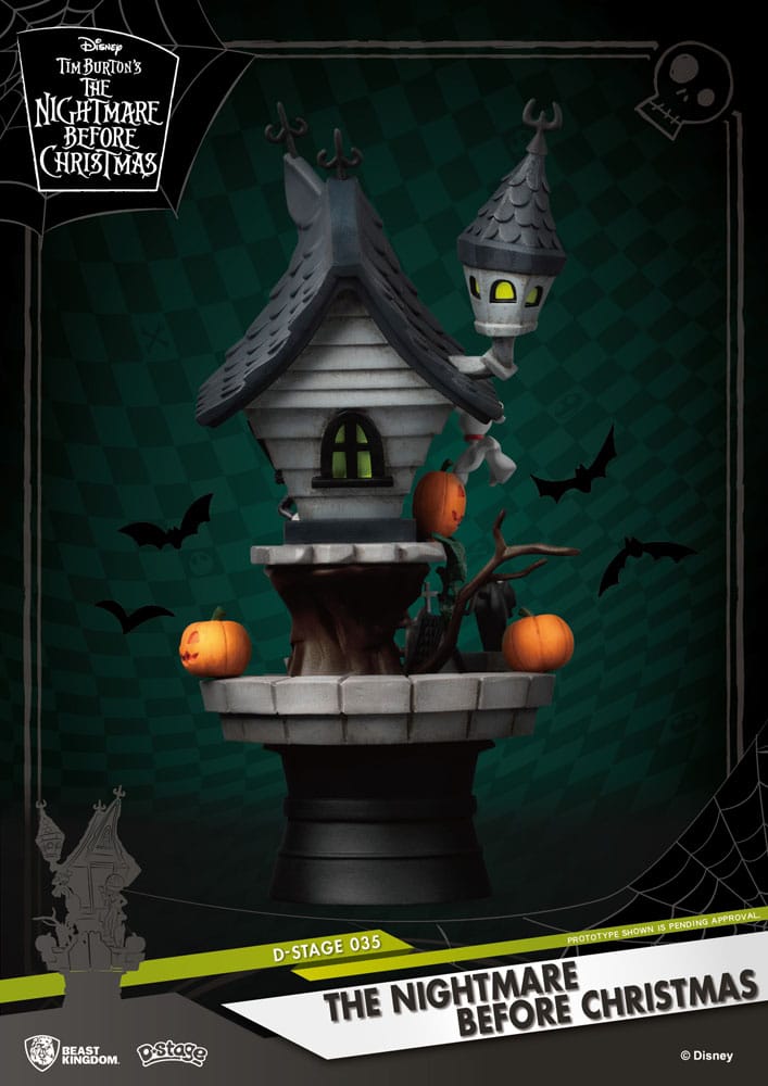 Nightmare before Christmas D-Stage PVC Diorama Jack's Haunted House 15 cm - Beast Kingdom Toys Dioramas