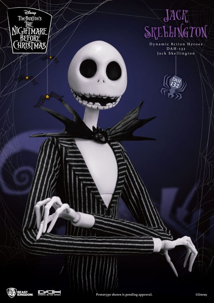 Nightmare before Christmas Dynamic 8ction Heroes Action Figure 1/9 Jack 21 cm - Beast Kingdom Toys Action Figures