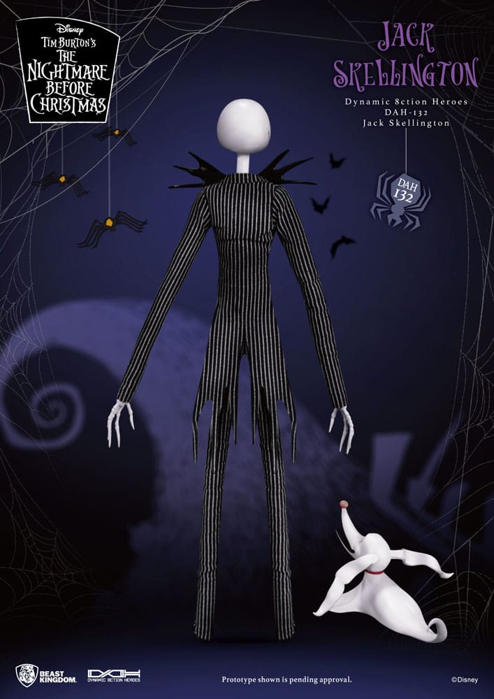 Nightmare before Christmas Dynamic 8ction Heroes Action Figure 1/9 Jack 21 cm - Beast Kingdom Toys Action Figures
