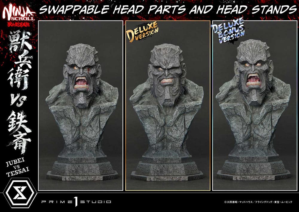 Ninja Scroll Ultimate Premium Masterline Series Statue 1/4 Jubei Versus Tessai Deluxe Bonus Version 101 cm - Prime 1 Studio Statues