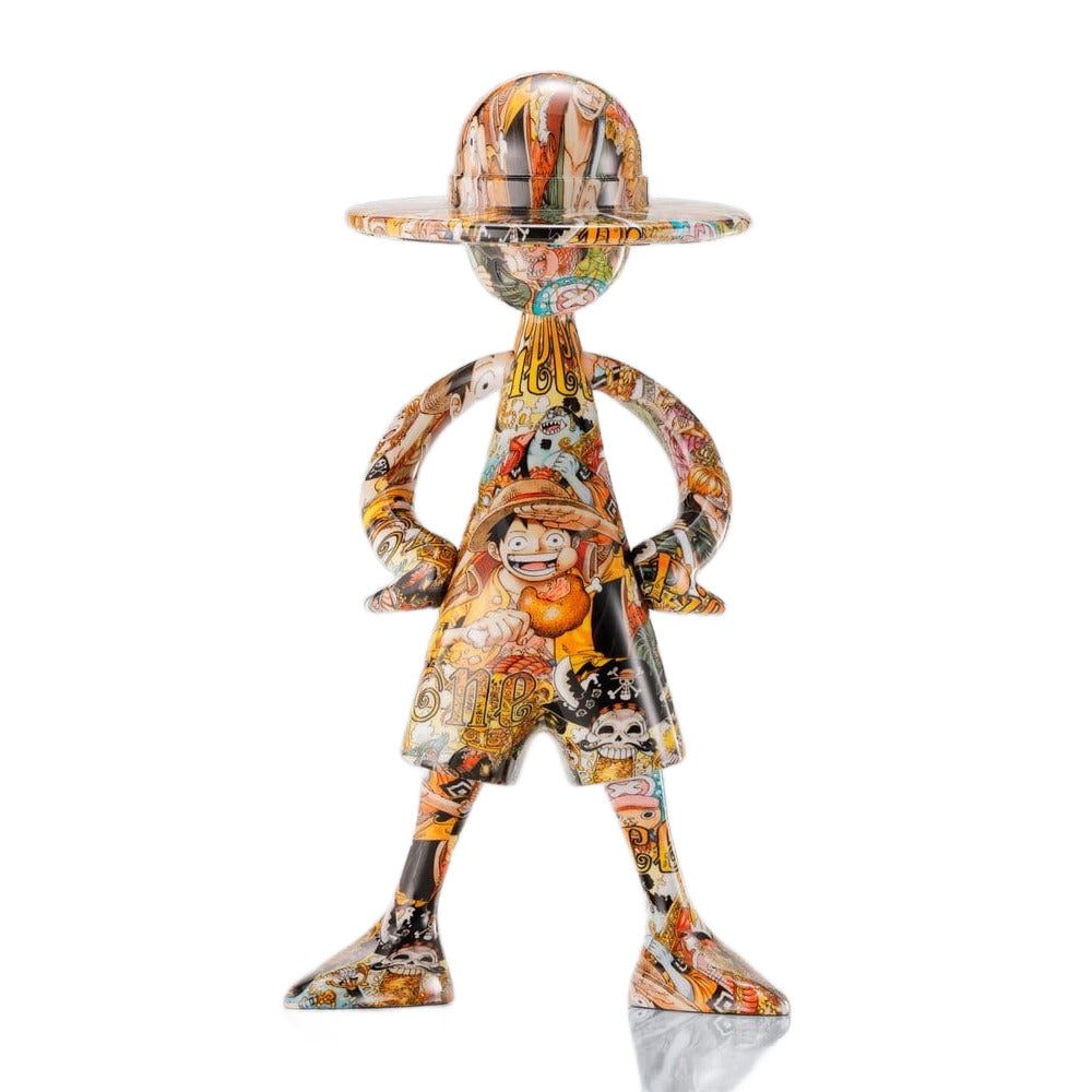 One Piece 1000 Logs Anniversary Luffy's ArtCanvas Figure 1/8 Luffy 22 cm - Bandai Tamashii Nations Mini Figures