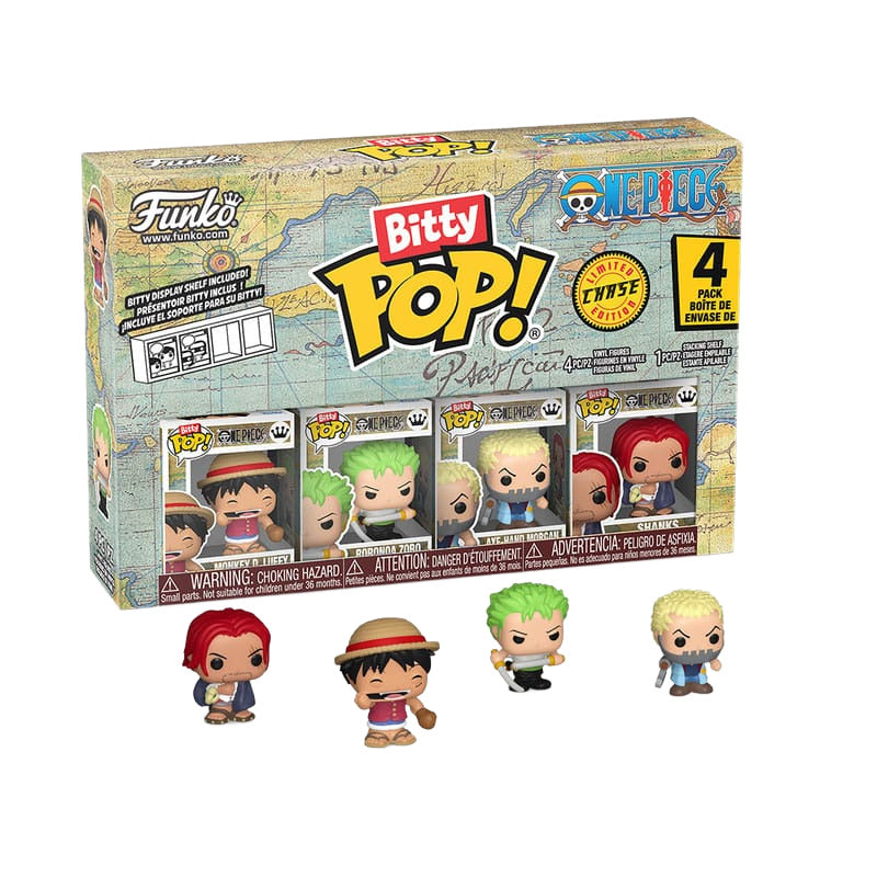 One Piece Bitty POP! Vinyl Figure 4-Pack Luffy 2,5 cm - Funko POP! Figures