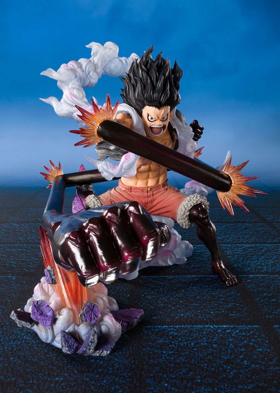 One Piece Figuarts ZERO Extra Battle PVC Statue Monkey D. Luffy Gear 4 Snake Man King Cobra 21 cm - Bandai Tamashii Nations Statues