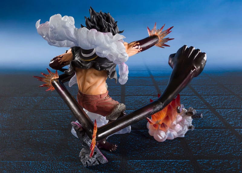 One Piece Figuarts ZERO Extra Battle PVC Statue Monkey D. Luffy Gear 4 Snake Man King Cobra 21 cm - Bandai Tamashii Nations Statues