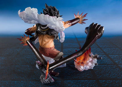 One Piece Figuarts ZERO Extra Battle PVC Statue Monkey D. Luffy Gear 4 Snake Man King Cobra 21 cm - Bandai Tamashii Nations Statues