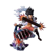 One Piece Figuarts ZERO Extra Battle PVC Statue Monkey D. Luffy Gear 4 Snake Man King Cobra 21 cm - Bandai Tamashii Nations Statues