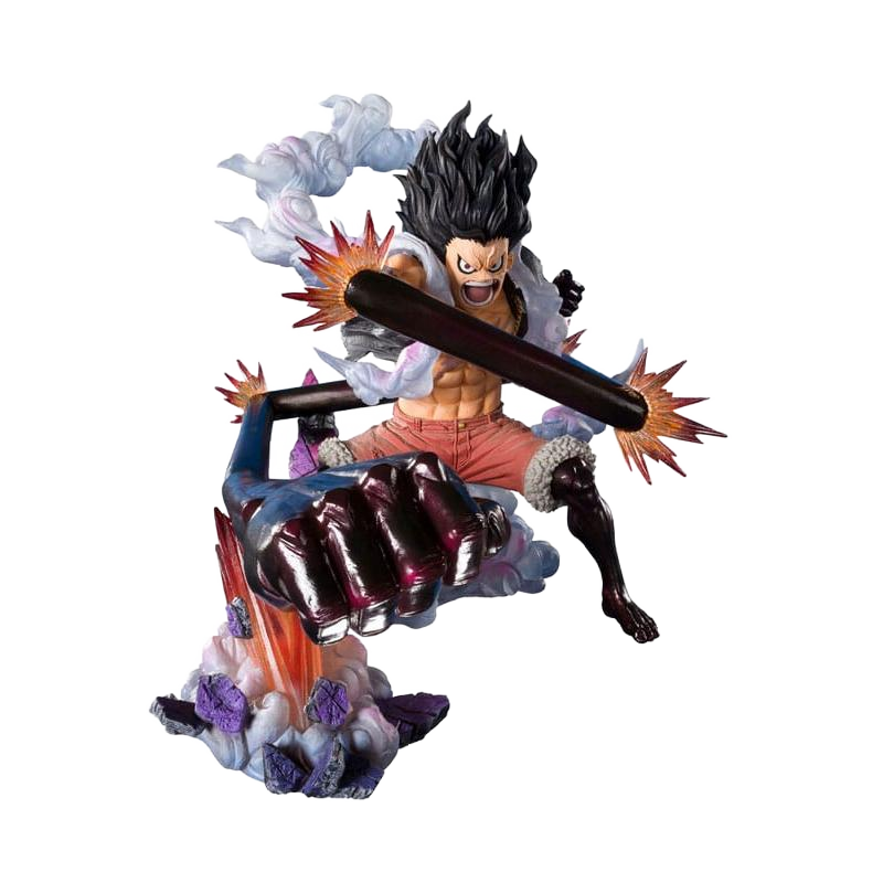 One Piece Figuarts ZERO Extra Battle PVC Statue Monkey D. Luffy Gear 4 Snake Man King Cobra 21 cm - Bandai Tamashii Nations Statues & Busts