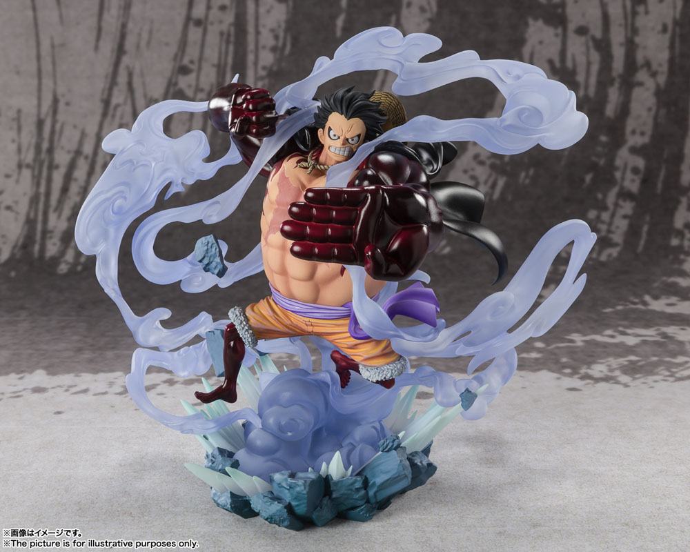 One Piece FiguartsZERO PVC Statue Extra Battle Monkey D. Luffy Gear 4 Battle of Monsters on Onigashima 21 cm - Bandai Tamashii Nations Statues