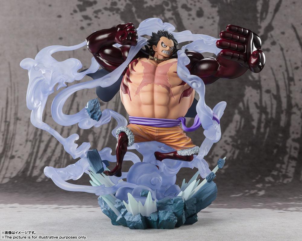 One Piece FiguartsZERO PVC Statue Extra Battle Monkey D. Luffy Gear 4 Battle of Monsters on Onigashima 21 cm - Bandai Tamashii Nations Statues