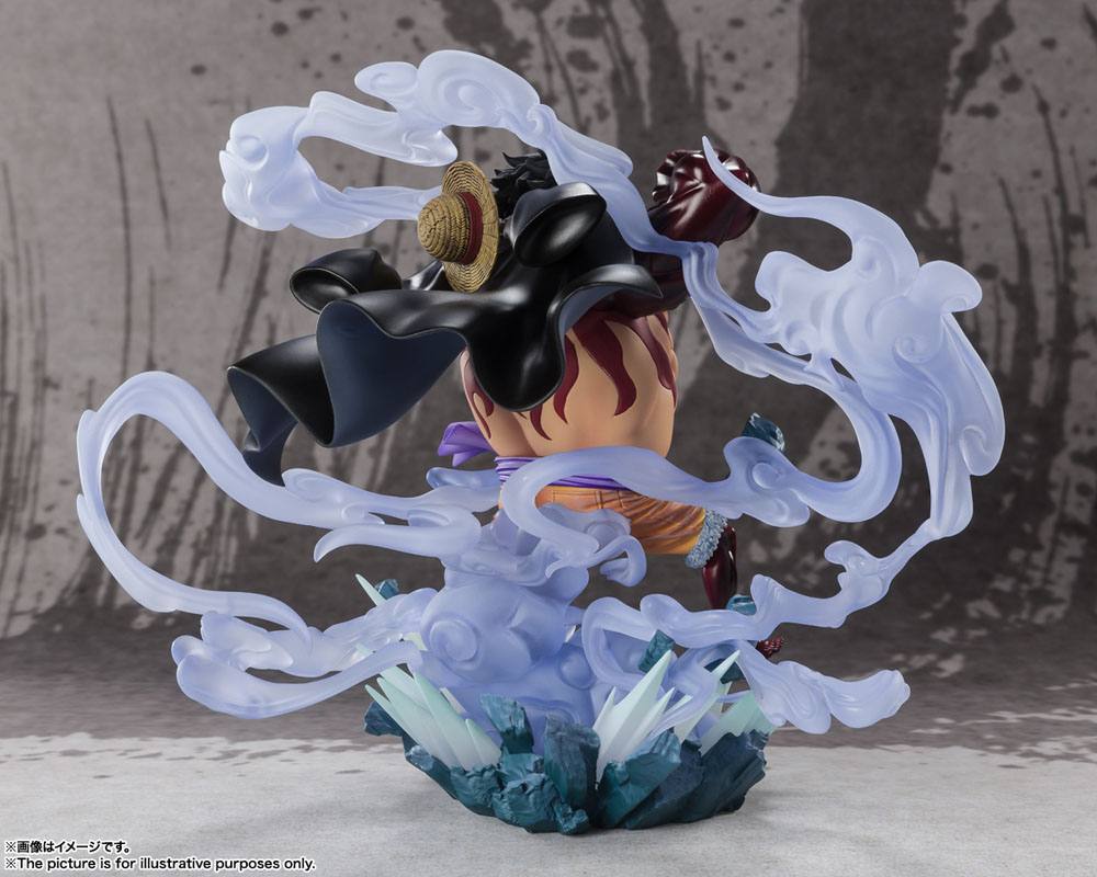 One Piece FiguartsZERO PVC Statue Extra Battle Monkey D. Luffy Gear 4 Battle of Monsters on Onigashima 21 cm - Bandai Tamashii Nations Statues