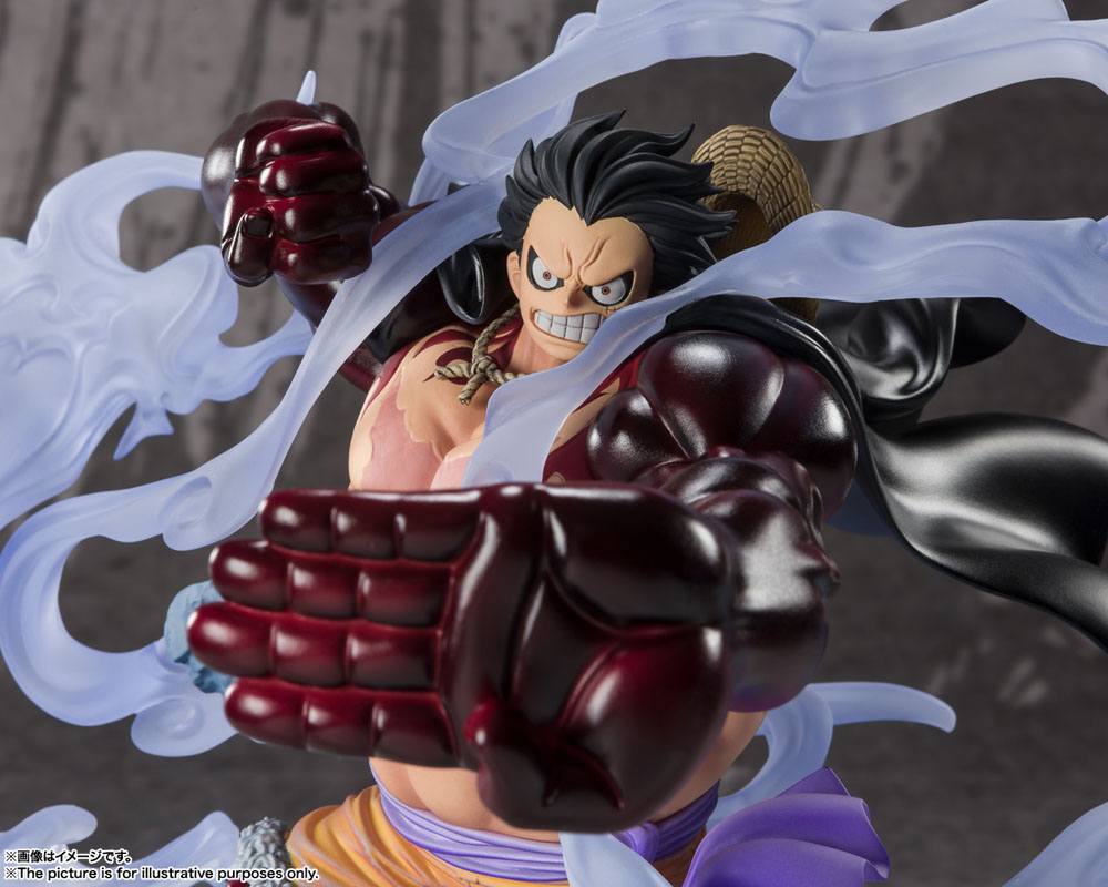 One Piece FiguartsZERO PVC Statue Extra Battle Monkey D. Luffy Gear 4 Battle of Monsters on Onigashima 21 cm - Bandai Tamashii Nations Statues