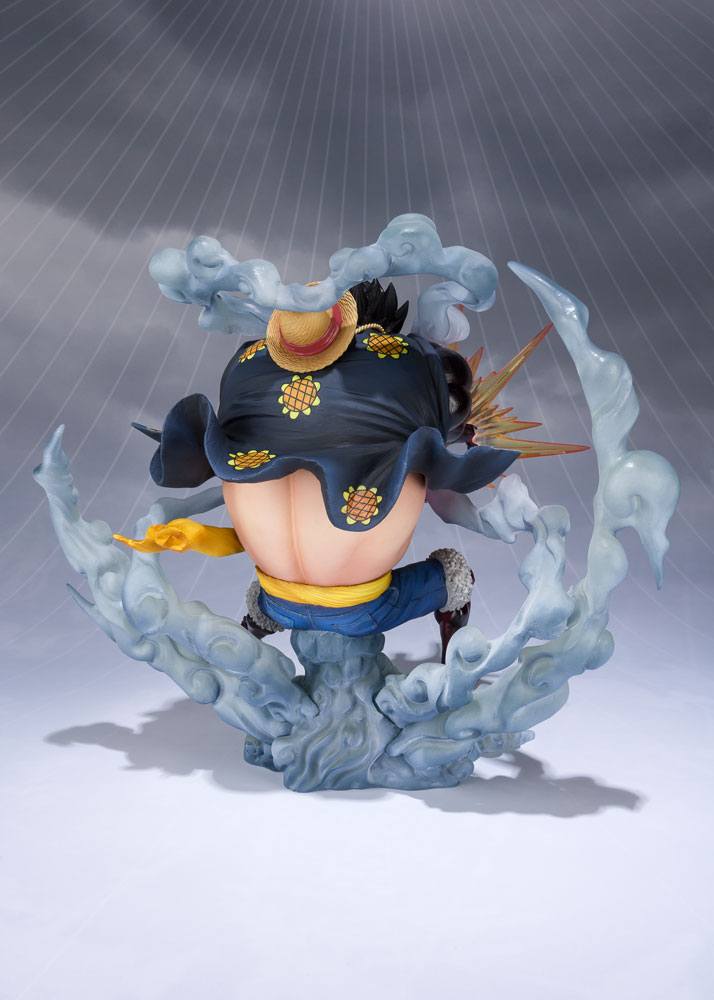 One Piece FiguartsZERO PVC Statue Monkey D. Luffy Gear 4 Leo Bazooka Reissue - Bandai Tamashii Nations Statue