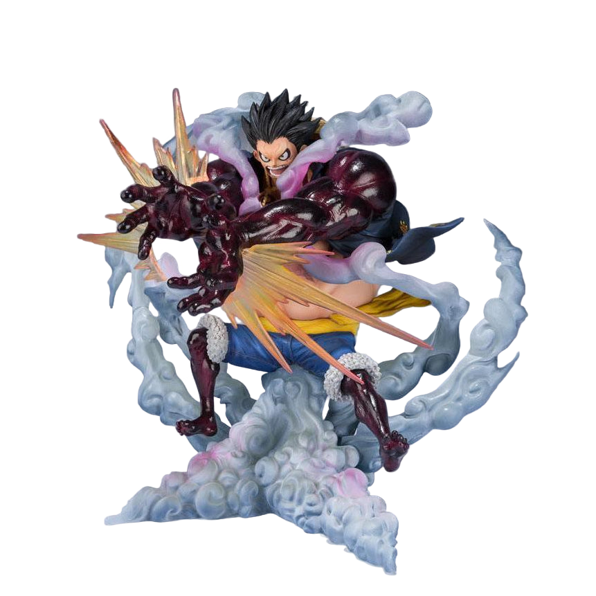 One Piece FiguartsZERO PVC Statue Monkey D. Luffy Gear 4 Leo Bazooka Reissue - Bandai Tamashii Nations Statue