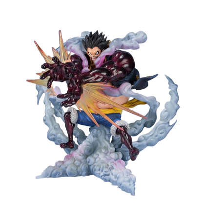 One Piece FiguartsZERO PVC Statue Monkey D. Luffy Gear 4 Leo Bazooka Reissue - Bandai Tamashii Nations Statue