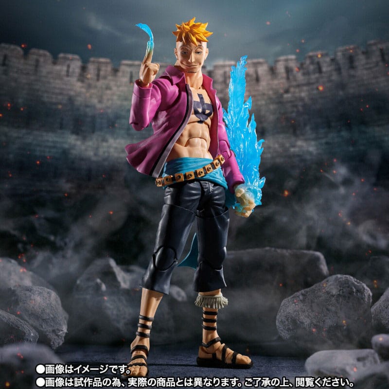 One Piece S.H.Figuarts Action Figure Marco Marineford - Bandai Tamashii Nations Action Figures