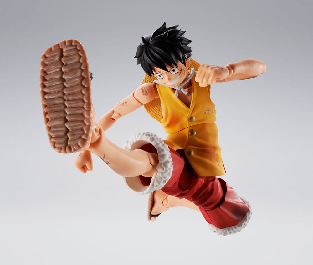 One Piece S.H.Figuarts Action Figure Monkey D. Luffy Marineford 15 cm - Bandai Tamashii Nations Action Figures