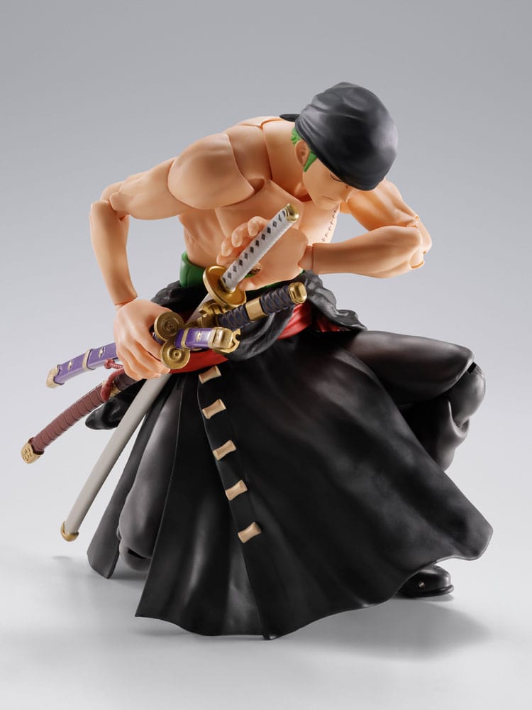 One Piece S.H.Figuarts Action Figure Roronoa Zoro The King of Hell 15 cm - Bandai Tamashii Nations Action Figures