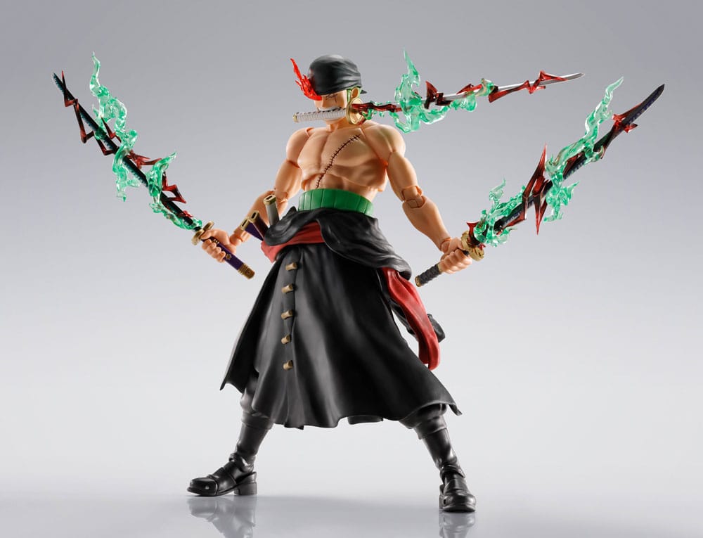 One Piece S.H.Figuarts Action Figure Roronoa Zoro The King of Hell 15 cm - Bandai Tamashii Nations Action Figures