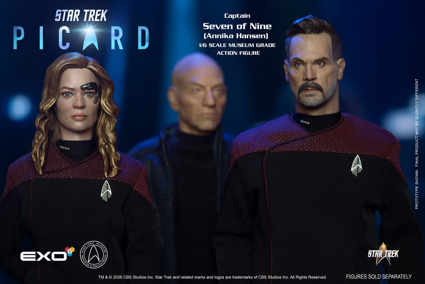 Star Trek: Picard Captain Seven of Nine (Annika Hansen) 1/6 Scale Action Figure