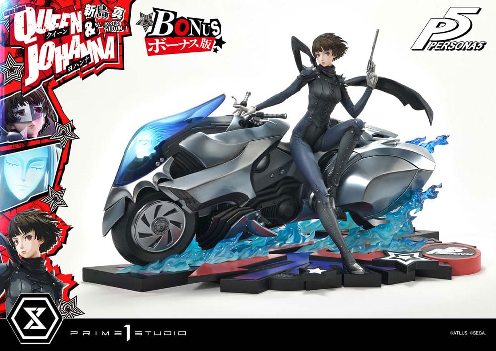 Persona 5 Premium Masterline Series Statue 1/4 Makoto Niijima "Queen" & Johanna Bonus Version 42 cm - Prime 1 Studio Statues