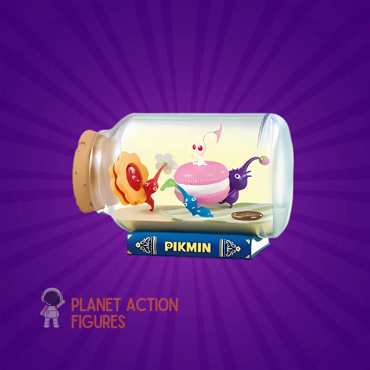 Pikmin: Terrarium Collection 2: Mini Figures 6 Pack: Full Wave Re-Ment
