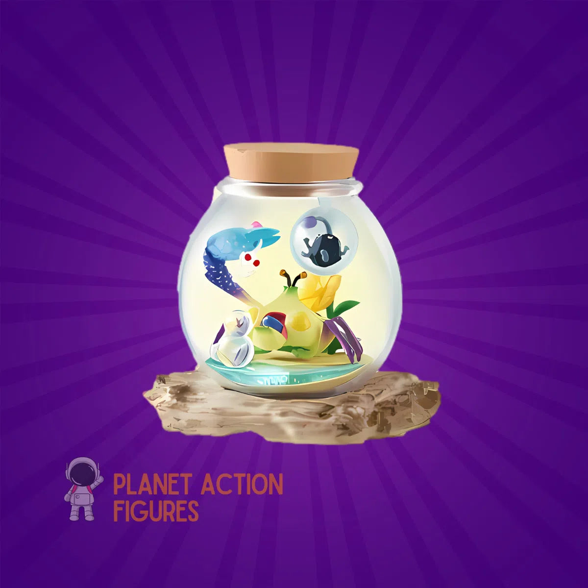 Pikmin: Terrarium Collection 2: Mini Figures 6 Pack: Full Wave Re-Ment