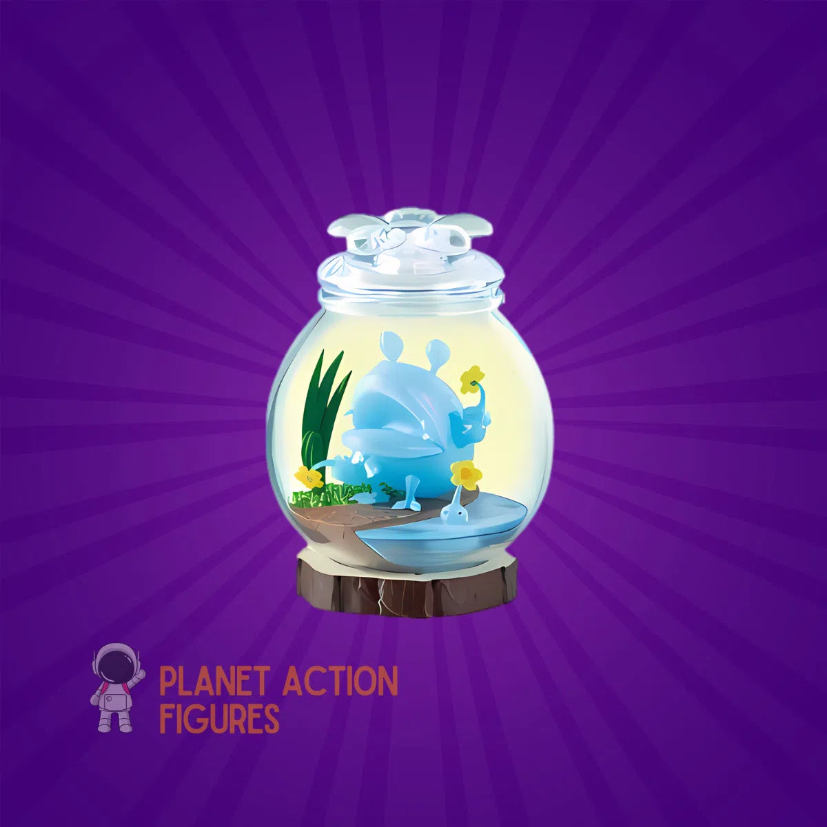 Pikmin: Terrarium Collection 2: Mini Figures 6 Pack: Full Wave Re-Ment
