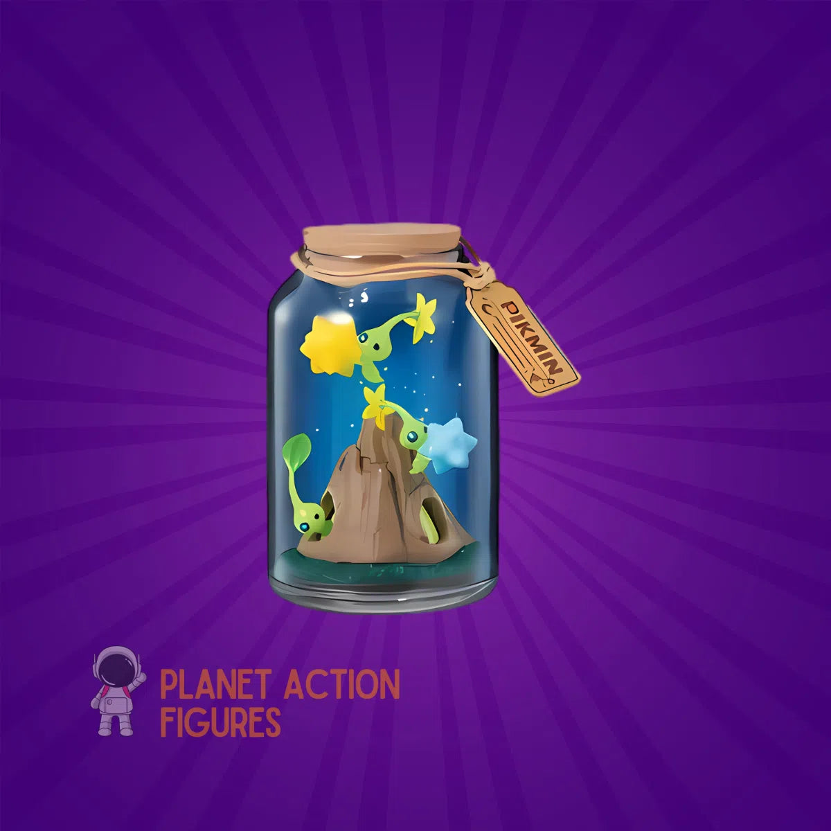 Pikmin: Terrarium Collection 2: Mini Figures 6 Pack: Full Wave Re-Ment