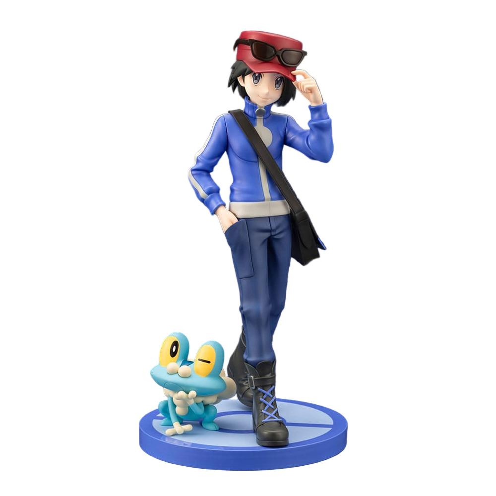 Pokémon ARTFXJ Statue 1/8 Calem & Froakie 20 cm - Kotobukiya Statue